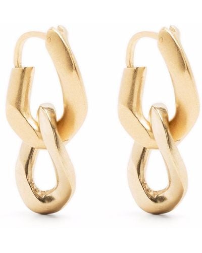 Maison Margiela Chain-link Earrings - Metallic
