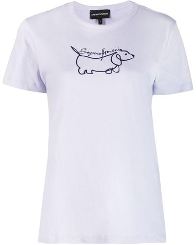 Emporio Armani Logo Cotton T-shirt - White