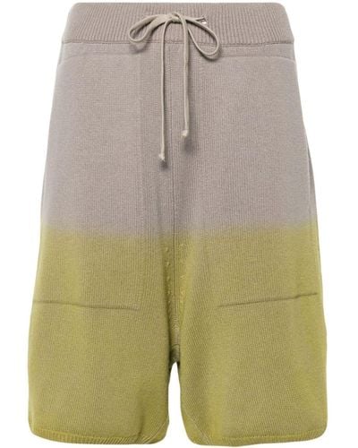 Moncler X Rick Owens Gebreide Shorts - Naturel