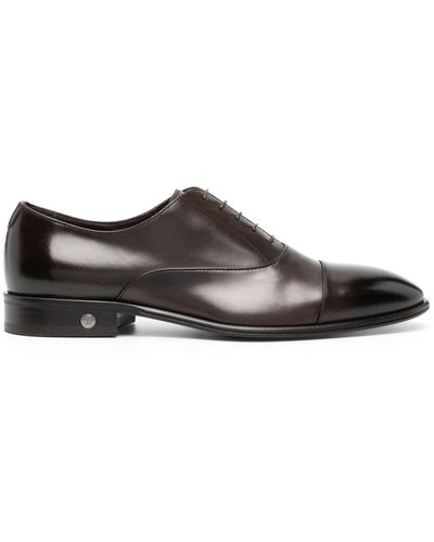 Roberto Cavalli Lace-up Leather Derby Shoes - Brown