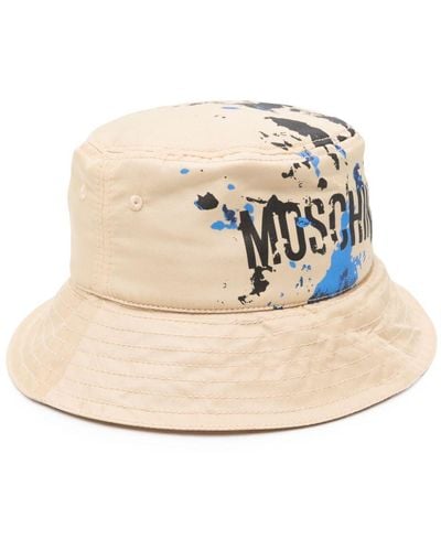 Moschino Sombrero de pescador con logo - Neutro