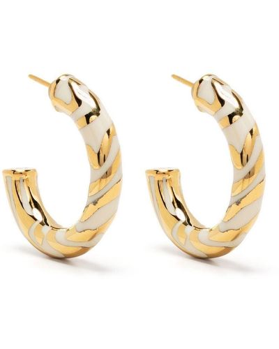 Aurelie Bidermann Small Hoop Earrings - Metallic