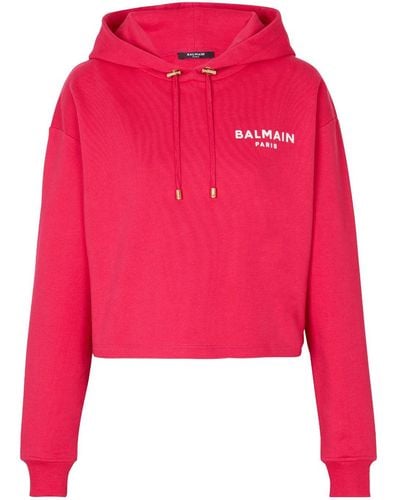 Balmain Sweatshirts & hoodies > hoodies - Rouge