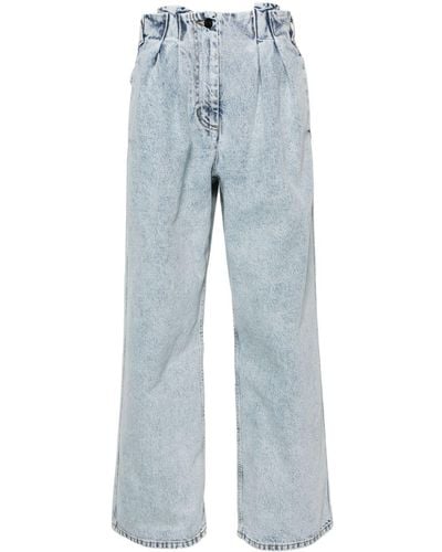 The Mannei Weite Aspos High-Rise-Jeans - Blau