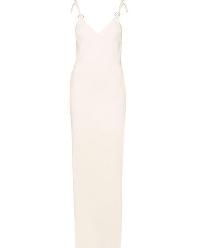 Rabanne Cut Out-detail Maxi Dress - White