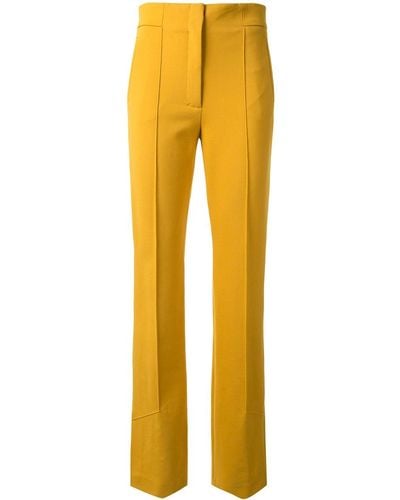 Dorothee Schumacher High Rise Side Slit Pants - Yellow