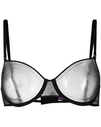 Maison Close L'amoureuse Soutien Gorge Corbeille Bh - Zwart