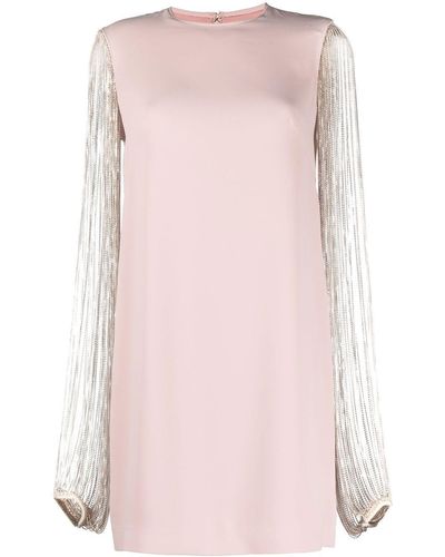 Costarellos Valencia Crystal-embellished Shift Dress - Pink