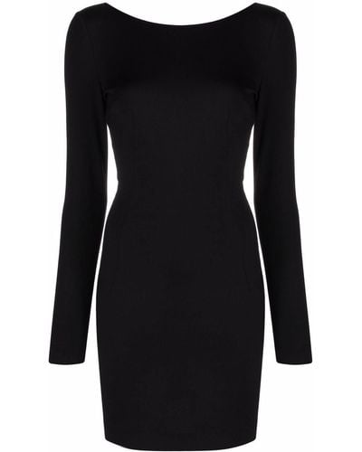 Dolce & Gabbana Milano Open-back Fitted Dress - Black