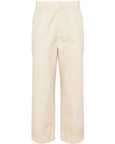 Golden Goose Mid-rise Tapered Chinos - Natural