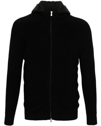 Fileria Detachable-hood Virgin Wool Jacket - Black