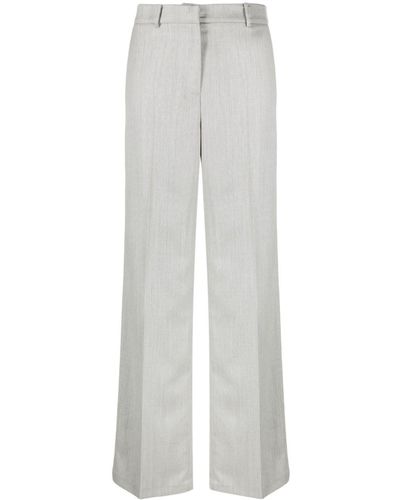 Magda Butrym High-rise Straight-leg Tailored Trousers - White
