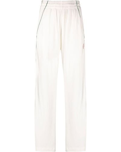 Casablanca Pantalones de chándal rectos - Blanco