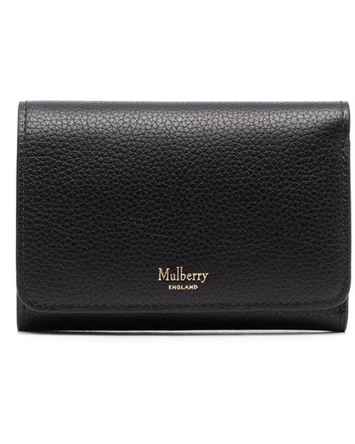 Mulberry 三つ折り財布 - ブラック