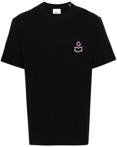 Isabel Marant Hugo T-Shirt aus Baumwolle - Schwarz