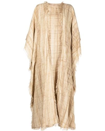 Bambah Linen Two-piece Kaftan Dress - Natural
