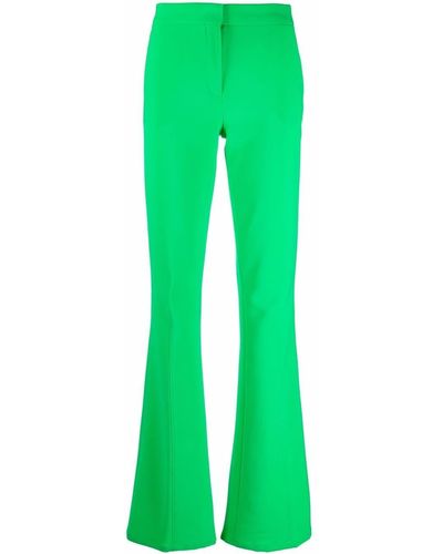 The Attico Pantalones de vestir acampanados - Verde