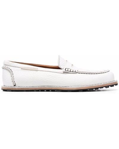 Marni Leren Loafers - Wit