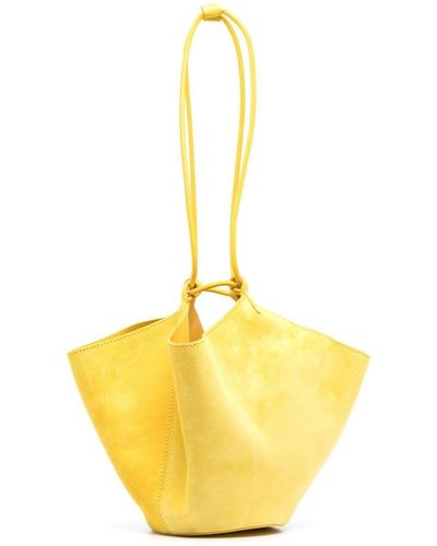 Khaite Lotus Drawstring Shoulder Bag - Metallic