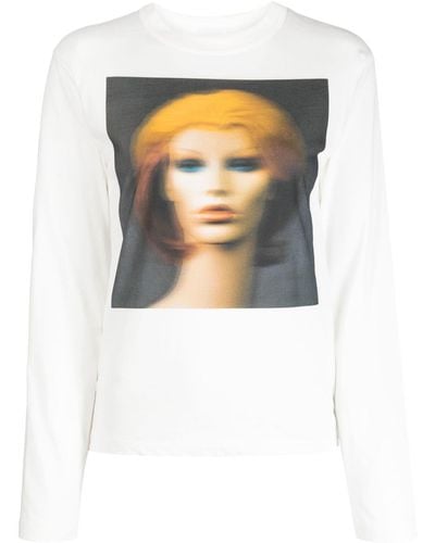 VAQUERA T-shirt à imprimé AI - Blanc