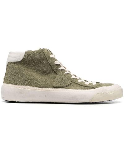 Philippe Model Plaisir High-top Sneakers - Green