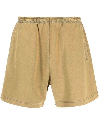 Acne Studios Joggingshorts mit Logo-Applikation - Natur