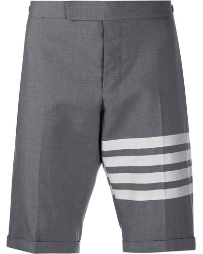 Thom Browne Shorts mit Streifen - Grau