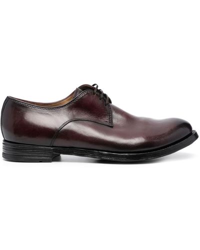 Officine Creative Anatomia Lace-up Leather Oxford Shoes - Brown