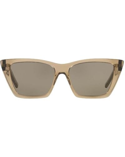 Saint Laurent Mica Cat-eye Sunglasses - Gray