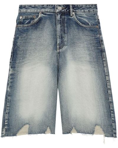 we11done Jeans-Shorts - Blau