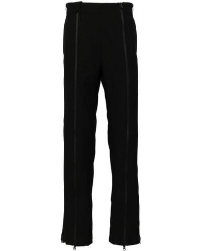Post Archive Faction PAF Zip-embellished Straight-leg Trousers - Blue