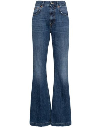 Dondup Olivia High-rise Bootcut Jeans - Blue