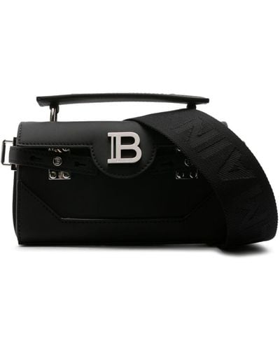 Balmain Faux-leather Messenger Bag - Black