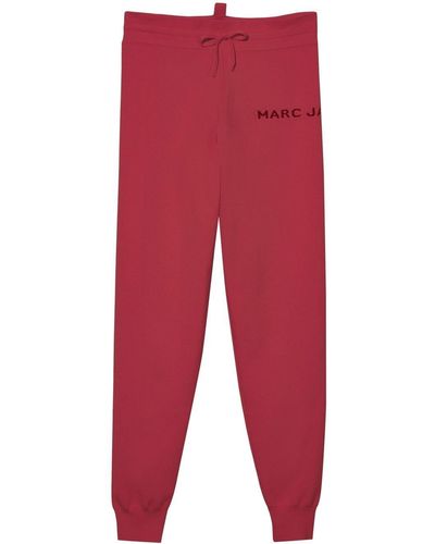 Marc Jacobs Pantaloni sportivi The Sweatpants in maglia - Rosso
