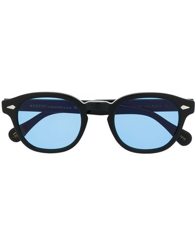 Moscot Lemtosh Round-frame Sunglasses - Blue