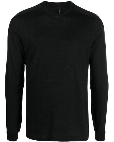 Transit Pullover mit rundem Ausschnitt - Schwarz