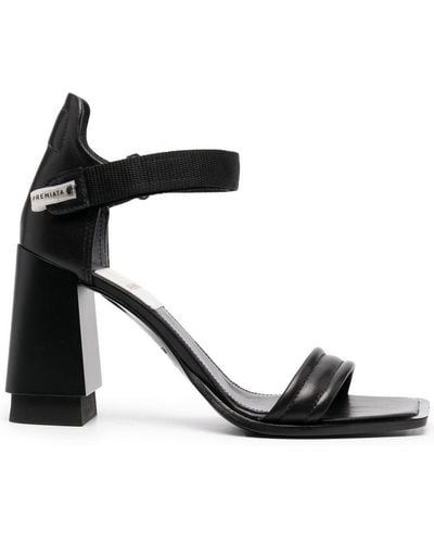 Premiata Touch-strap 95mm Block-heel Sandals - Black