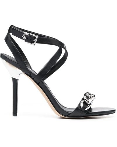 Michael Kors Asha Black Heeled Sandal