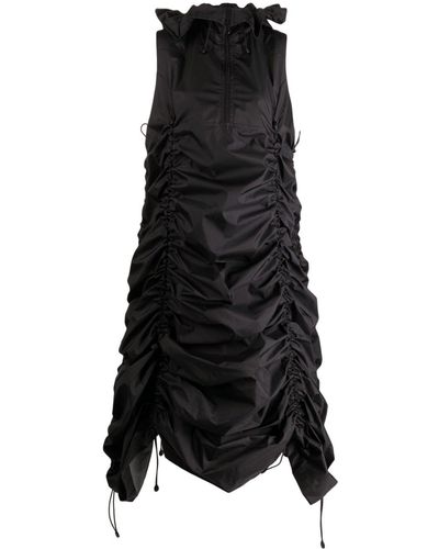 Junya Watanabe Half-zip A-line Dress - Black