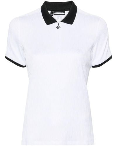 J.Lindeberg Izara Ribbed Polo Shirt - White