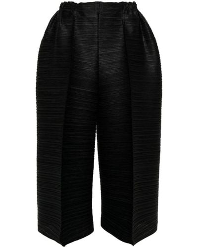 Pleats Please Issey Miyake Trousers Clothing - Black