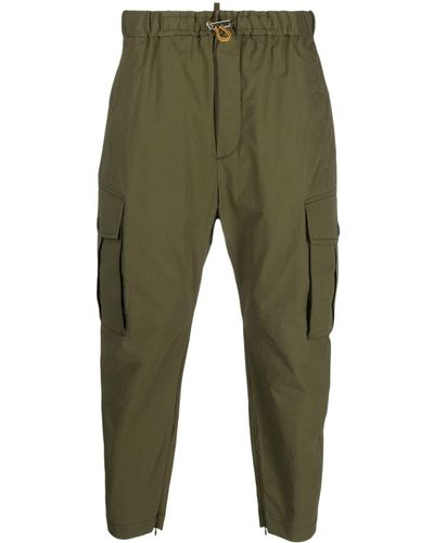 DSquared² Drawstring Tapered Trousers - Green