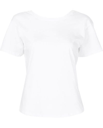 A.L.C. Campbell オープンバック Tシャツ - ホワイト