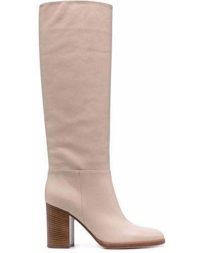 Gianvito Rossi Heeled Leather Boots - Brown