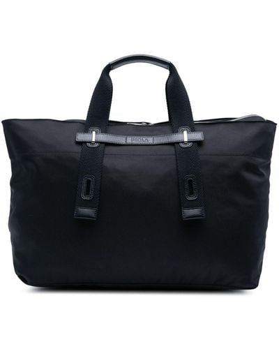 Furla Large Giove Cordura Tote Bag - Black