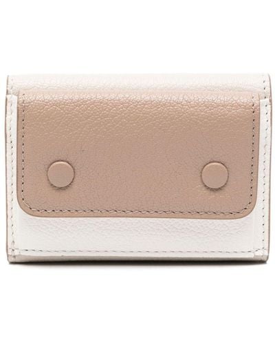 Maison Margiela Four Stitches Pocket Leather Wallet - Natural
