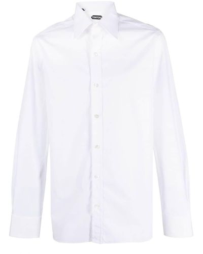 Tom Ford Button-down Overhemd - Wit