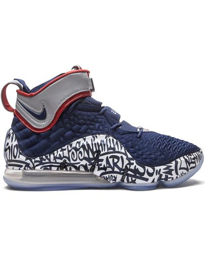 Nike Lebron 17 Fp 'graffiti Remix' Sneakers - Blauw