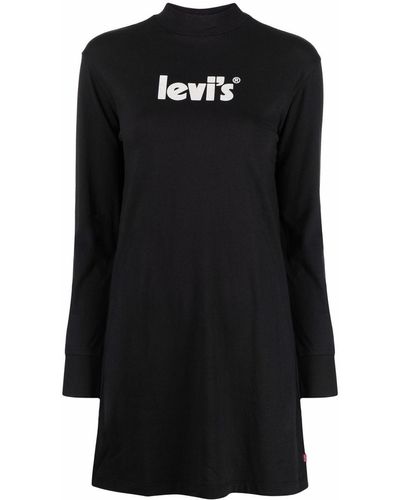 Levi's モックネック ドレス - ブラック