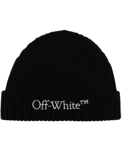Off-White c/o Virgil Abloh ロゴ ビーニー - ブラック